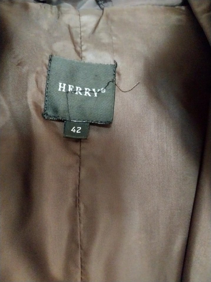 Kahverengi Fermuarlı Kadın Mont - Görsel 5