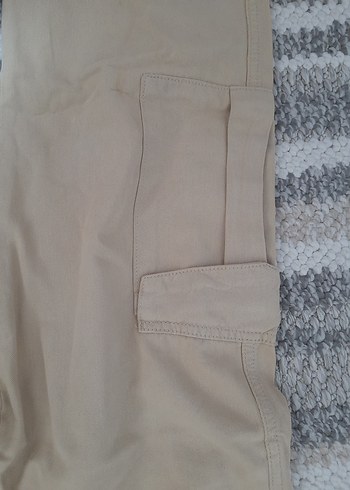 Bershka Bershka Bej Kadın Pantolin