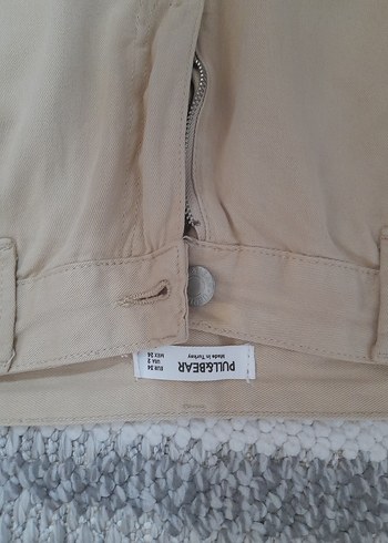 34 Beden Bershka Bej Kadın Pantolin