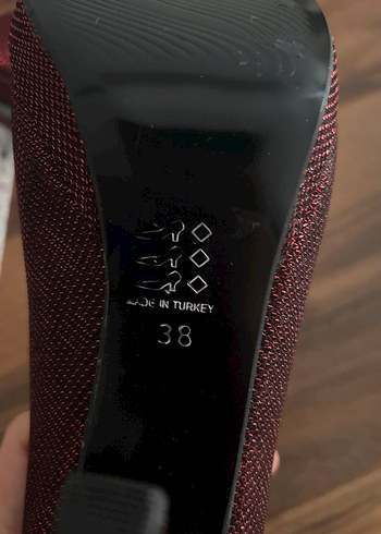 Parlak Bordo Yılan Desenli Yüksek Topuklu Stiletto - Görsel 2