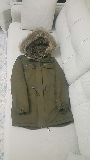 haki içi kürklü parka