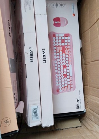 Pastel Pembe EVEREST Klavye - Görsel 3