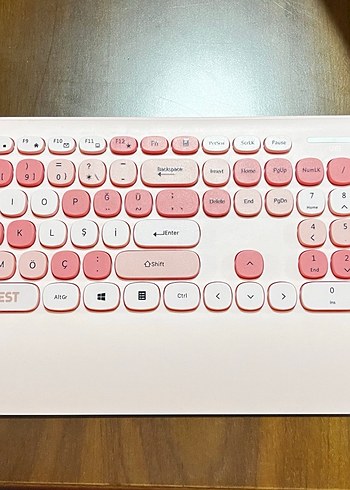 Everest Pembe Pastel Klavye - Görsel 4