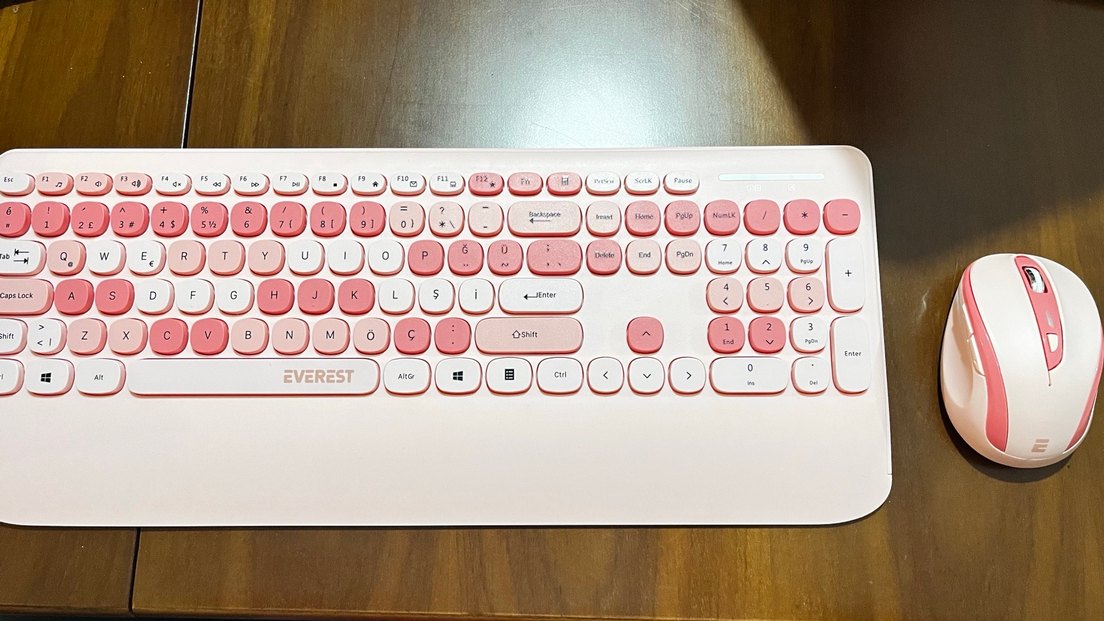 Everest Pembe Pastel Klavye - Görsel 4