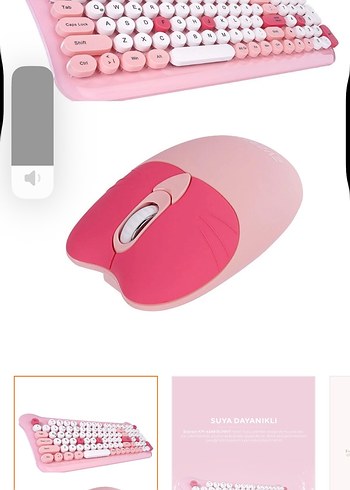 Pembe Everest Klavye Seti - Görsel 4