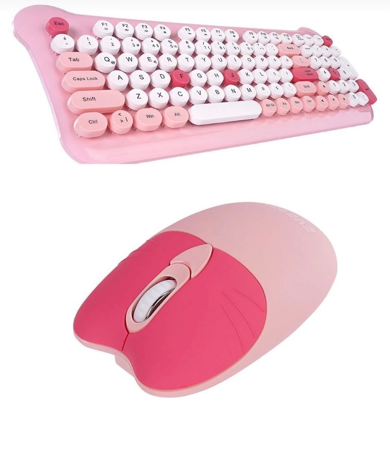 Pembe Everest Klavye Seti - Görsel 3