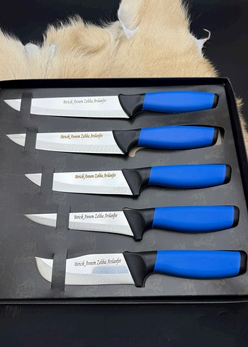 Kırmızı Saplı  Bıçak Seti - Görsel 2