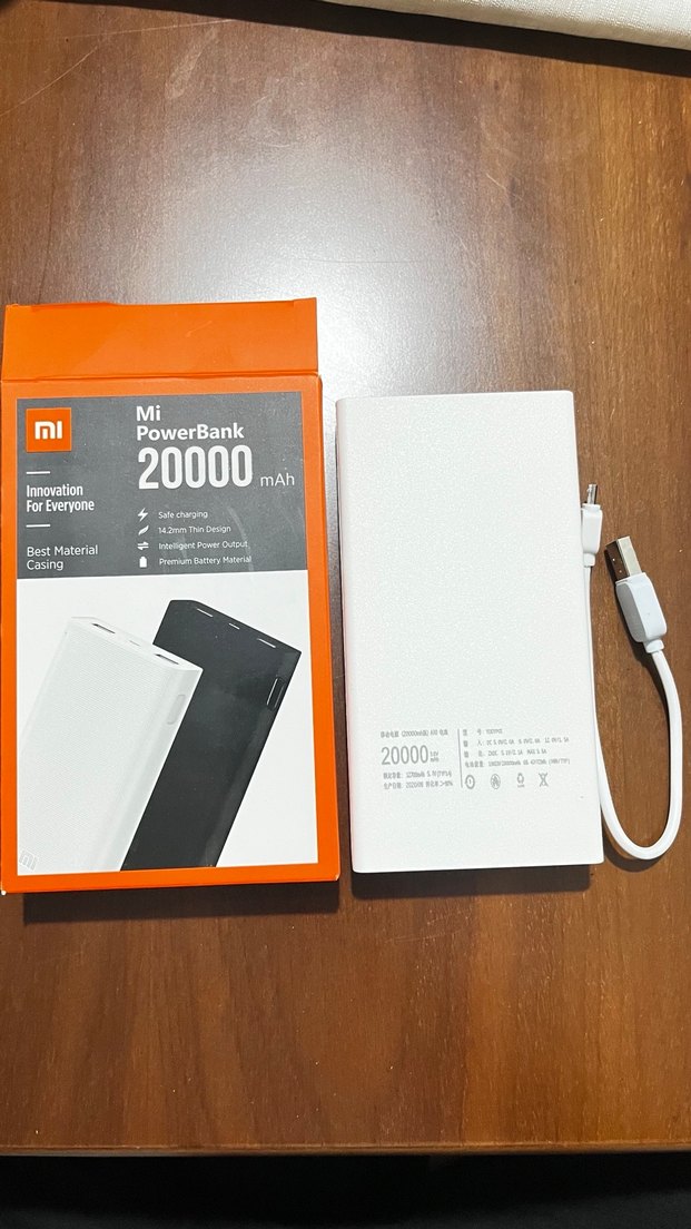 Beyaz Mi PowerBank 20000 mAh Taşınabilir Şarj Cihazı - Görsel 3