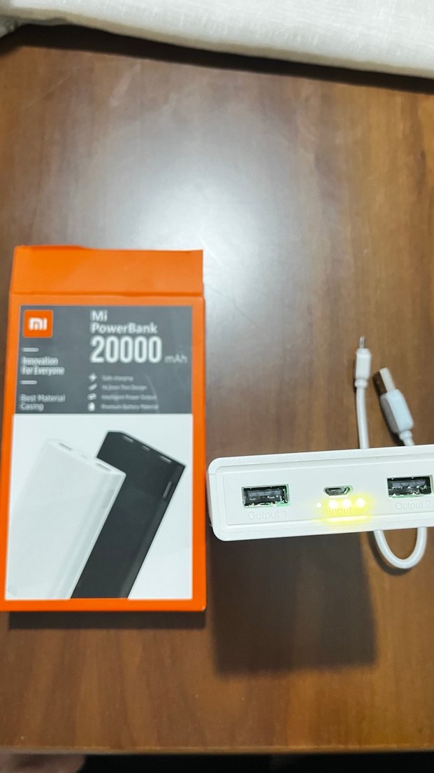 Beyaz Mi PowerBank 20000 mAh Taşınabilir Şarj Cihazı - Görsel 2