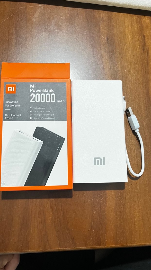 Beyaz Mi PowerBank 20000 mAh Taşınabilir Şarj Cihazı - Görsel 4