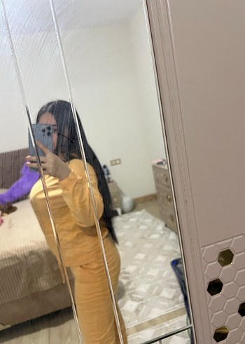 Sarı Kadın Uzun Kollu Rahat Eşofman Takımı - Görsel 4