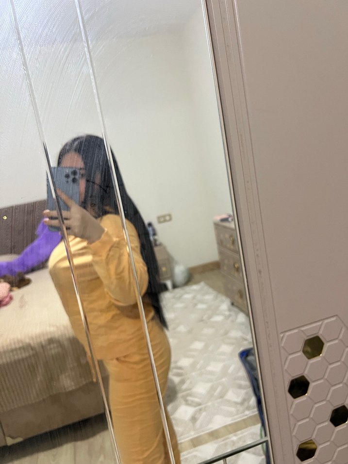 Sarı Kadın Uzun Kollu Rahat Eşofman Takımı - Görsel 4