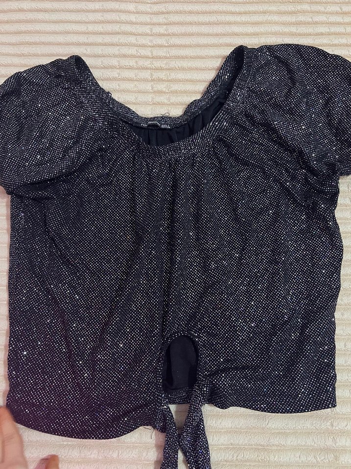 Gri sıyah crop - Görsel 2