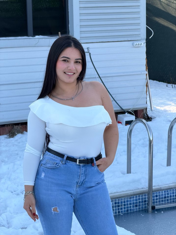 Blazer beyaz tek kol çıtçıtlı - Görsel 2