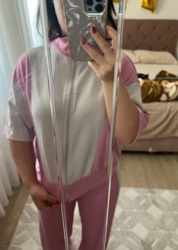 Pembe Midi Kadın Eşofman Takımı - Görsel 4