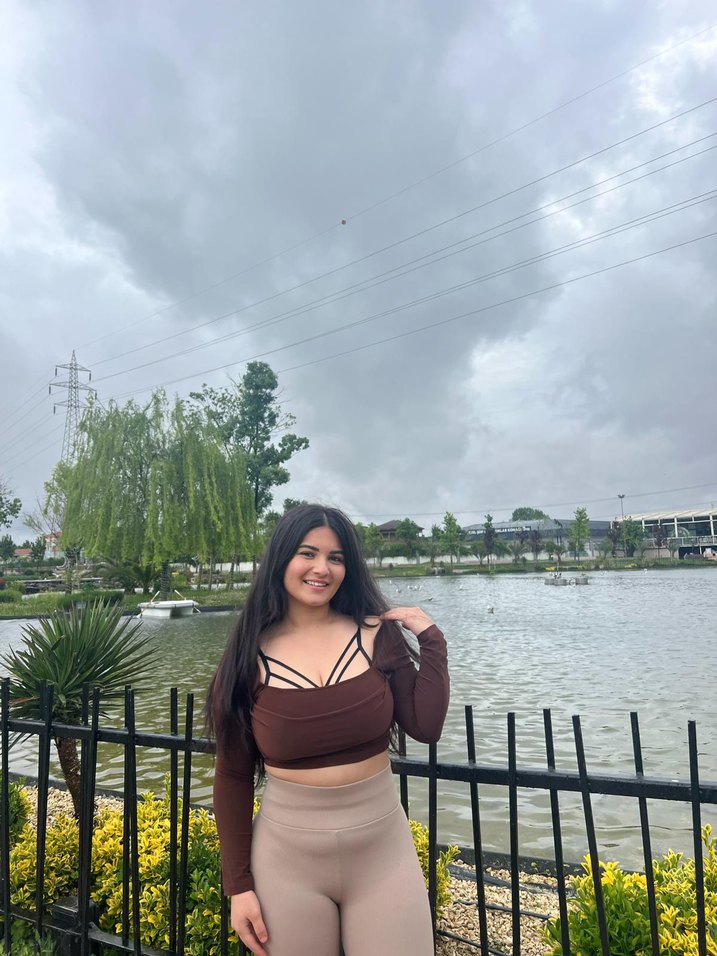 Kahverengi Uzun Kollu Straplez Bustiyer - Görsel 2