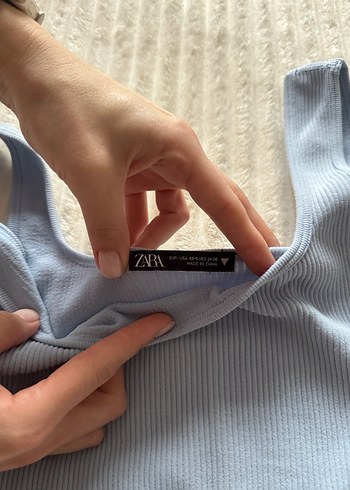 Zara Askılı Crop - Görsel 3