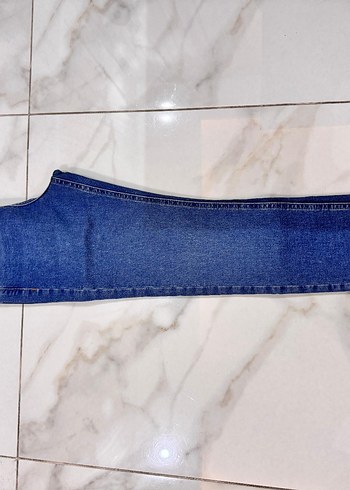 Kadın Lacivert Denim Regular Fit Pantolon - Görsel 2