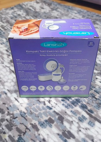 Lansinoh Kompakt Tekli Elektrikli Göğüs Pompası - Görsel 2