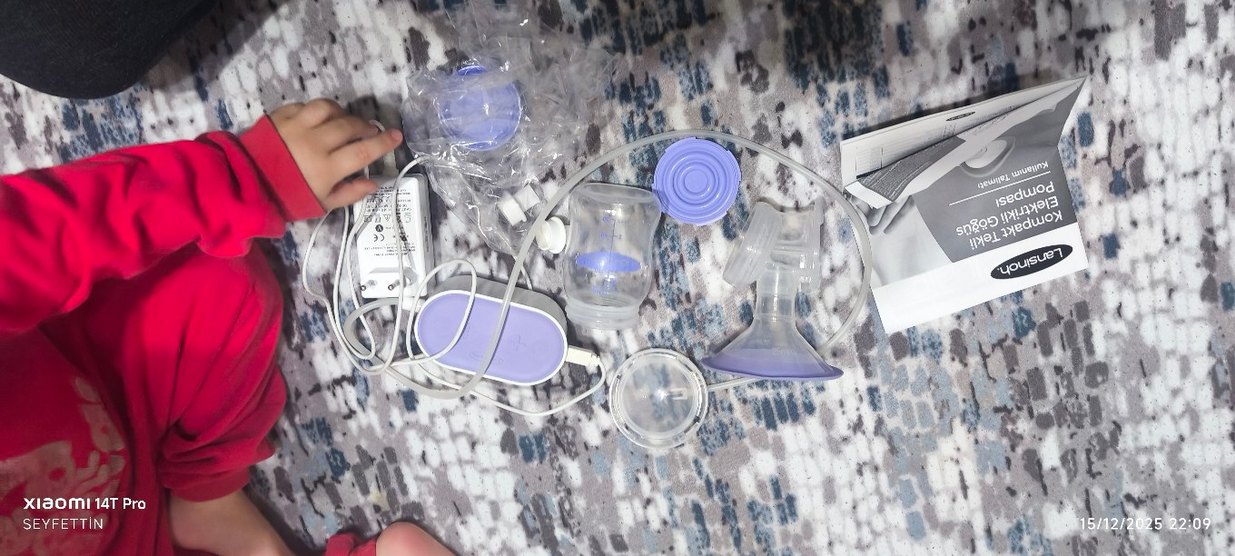 Lansinoh Kompakt Tekli Elektrikli Göğüs Pompası - Görsel 3