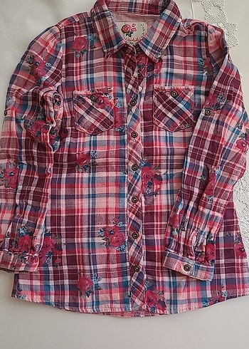 Renkli Düğmeli Çocuk Gömlek - Görsel 2