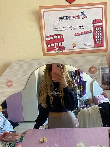 Zara Crop sweatshirt