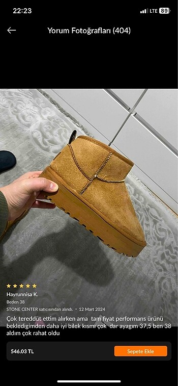 Ugg Tüylü bot 