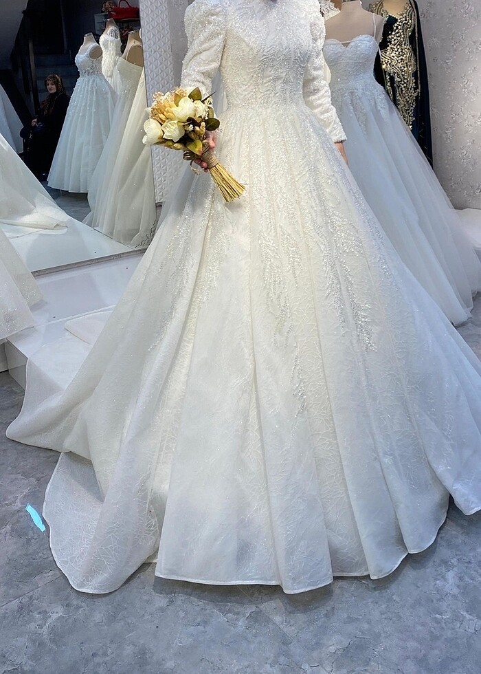 Tesettür gelinlik - Görsel 2