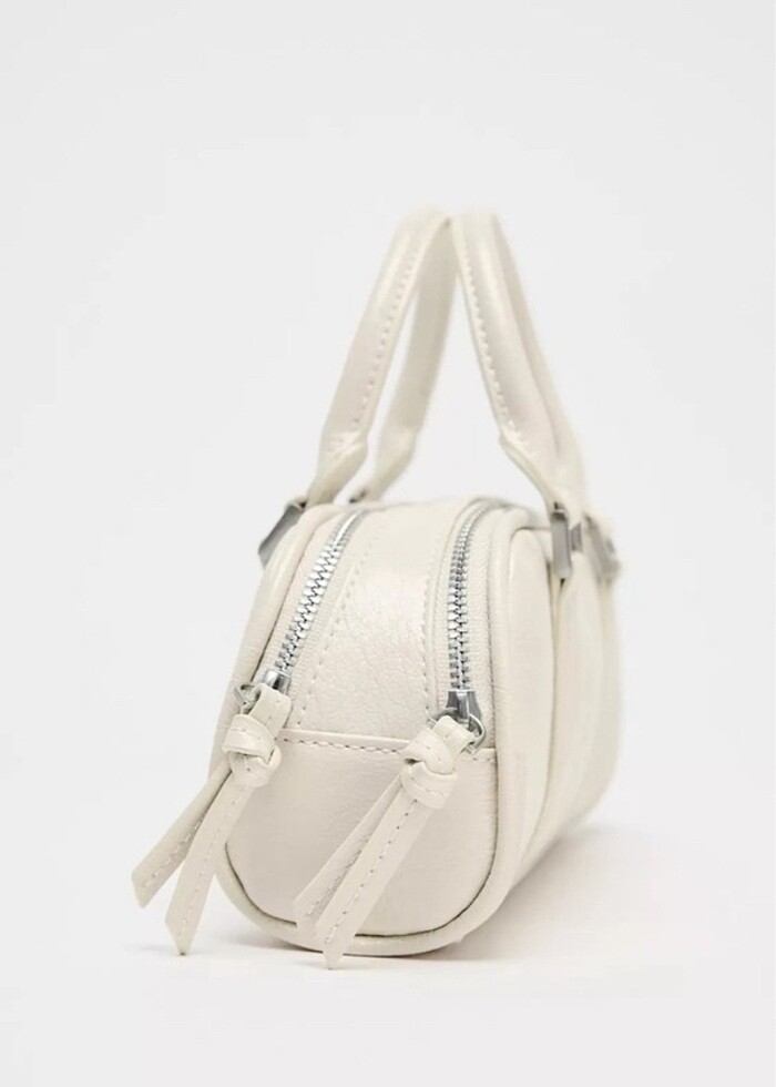 Zara krem çanta - Görsel 2