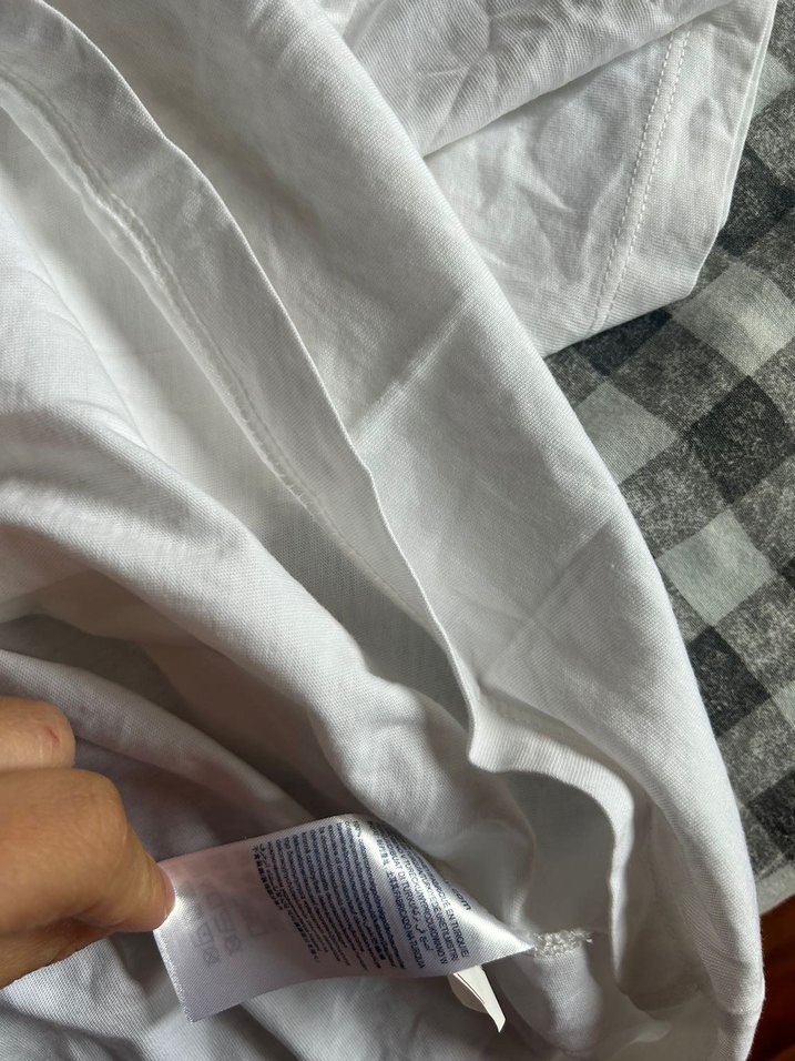 Kadın Beyaz Kısa Kollu Baskılı Tişört - Görsel 4