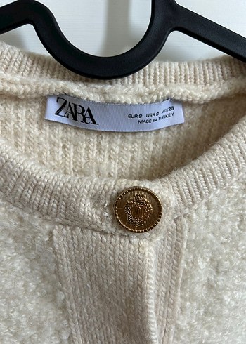 Beyaz Örgü Kadın Hırka - Görsel 2