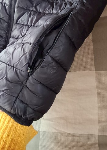 slim fit hafif pofuduk ceket - Görsel 2