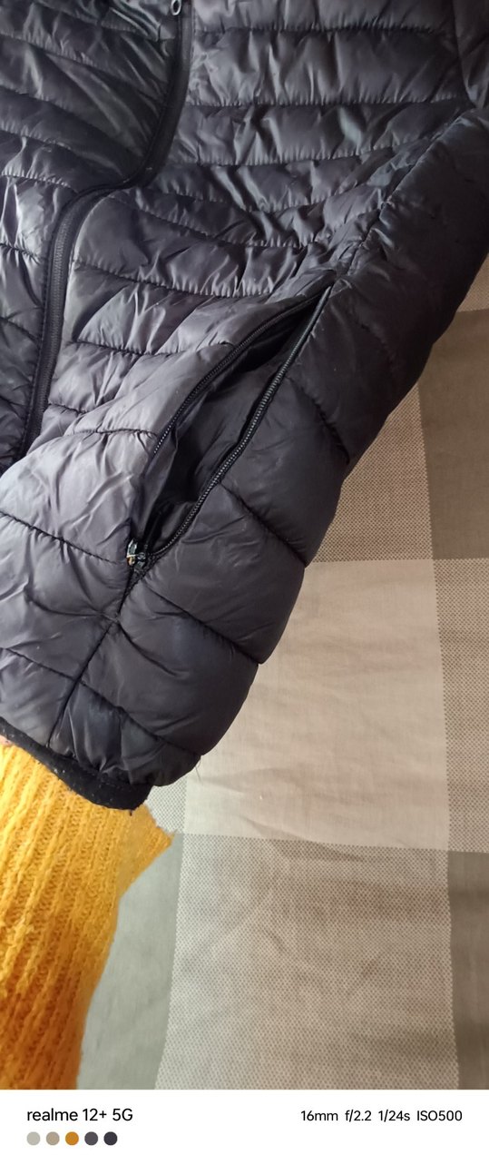 slim fit hafif pofuduk ceket - Görsel 2