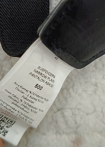 Siyah Gotik Tokalı Askı - Görsel 5