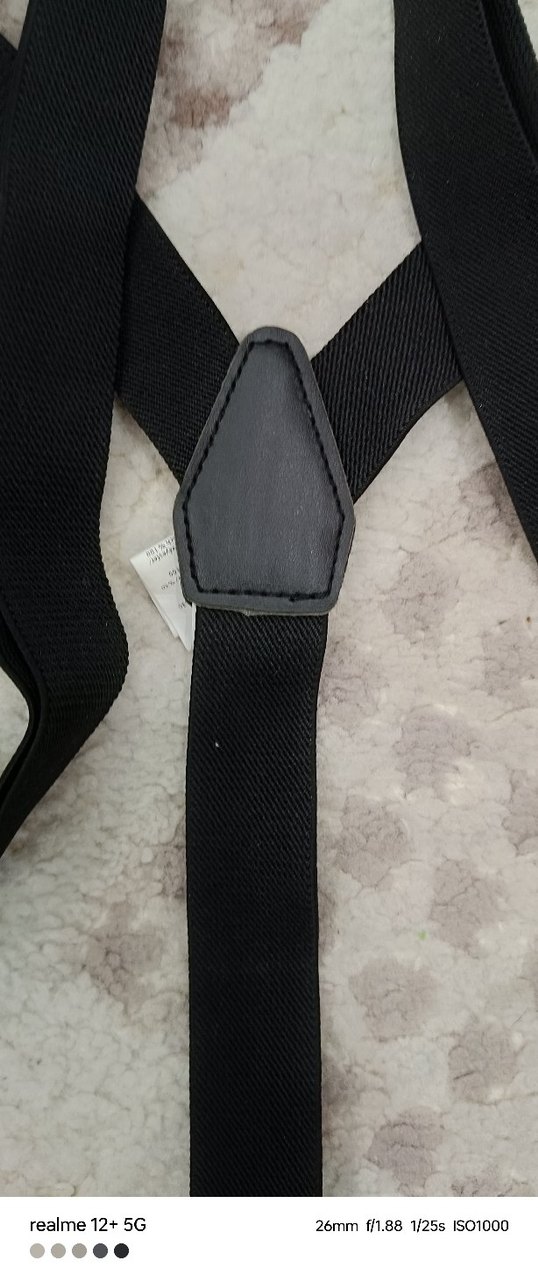 Siyah Gotik Tokalı Askı - Görsel 2