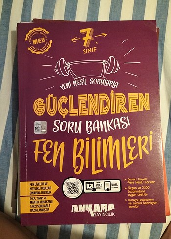 Fen Bilimleri Ankara yayıncılık Soru Bankası 7. Sınıf