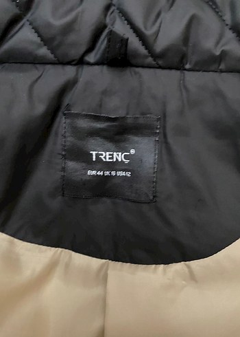 Kürklü Siyah Kadın Uzun Mont L - Görsel 7