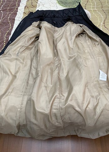 Kürklü Siyah Kadın Uzun Mont L - Görsel 6