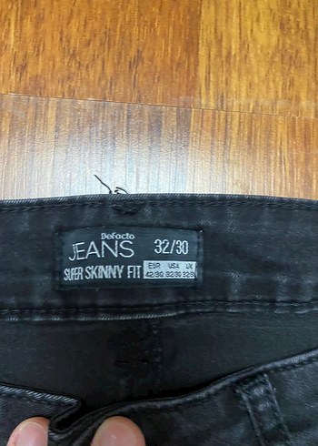 Erkek Siyah 32/30 Regular Fit Denim Jean - Görsel 3