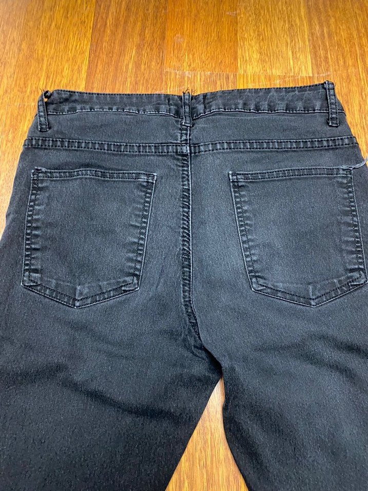 Erkek Siyah 32/30 Regular Fit Denim Jean - Görsel 5