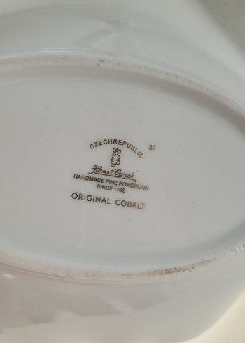 Çekoslovak geyik Desenli Parlak Servis Tabağı - Görsel 2