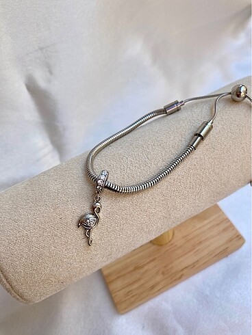 Beden gri Renk Pandora Charm | Çelik Charm