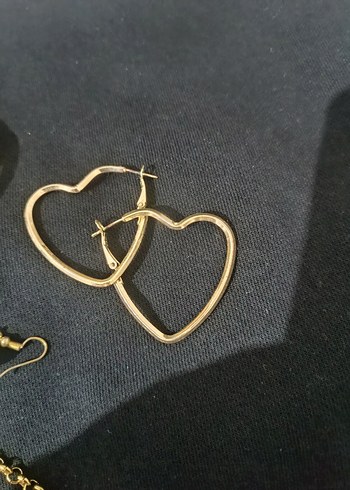 Altın Zincir Detaylı Bohem Kadın Takı Seti Çelik - Görsel 5