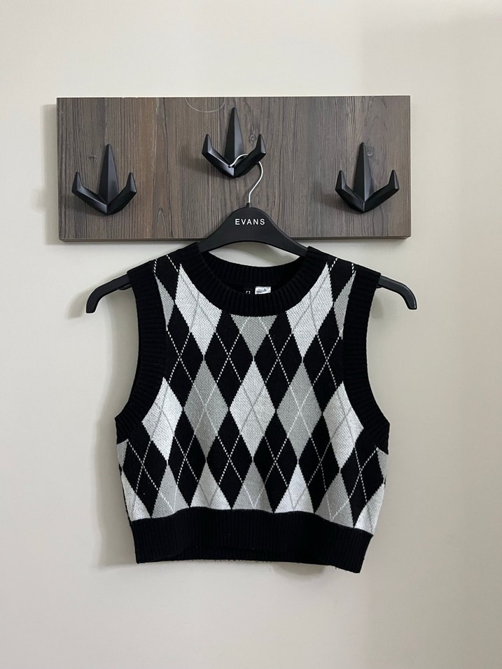 H&m Desenli Yünlü Kadın Süveter - Görsel 2