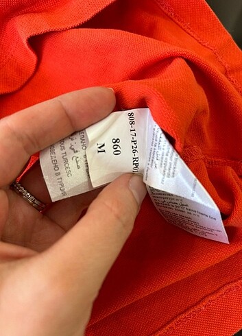 Kırmızı M beden Polo Tshirt