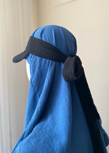 Siyah Şapka Visor bandanalı - Görsel 4