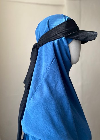 Siyah Şapka Visor bandanalı - Görsel 2