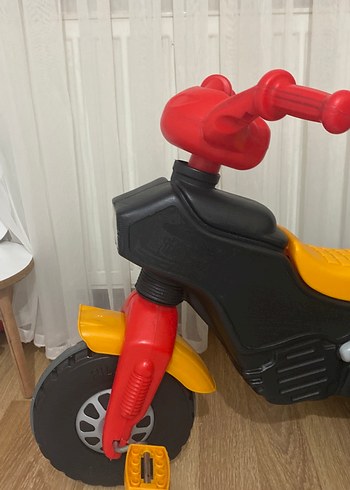 Renkli Sarı Üç Tekerlekli Çocuk Bisikleti - Görsel 4