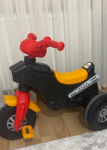 Renkli Sarı Üç Tekerlekli Çocuk Bisikleti - Görsel 5