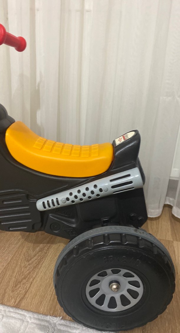 Renkli Sarı Üç Tekerlekli Çocuk Bisikleti - Görsel 3